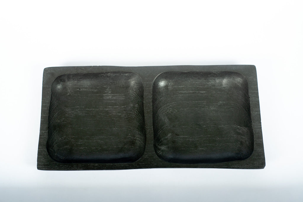 Twin Tray | Obsidian