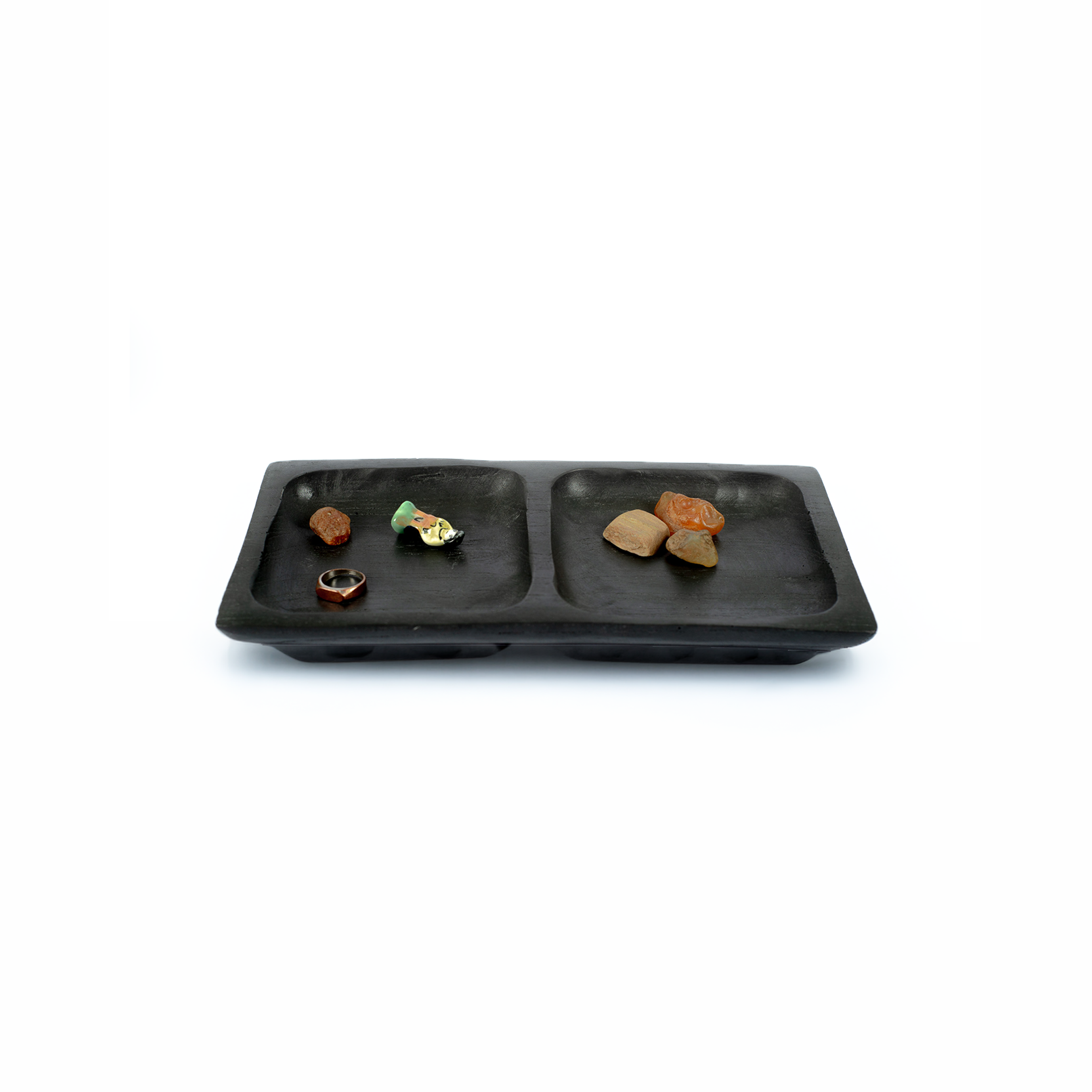 Twin Tray | Obsidian