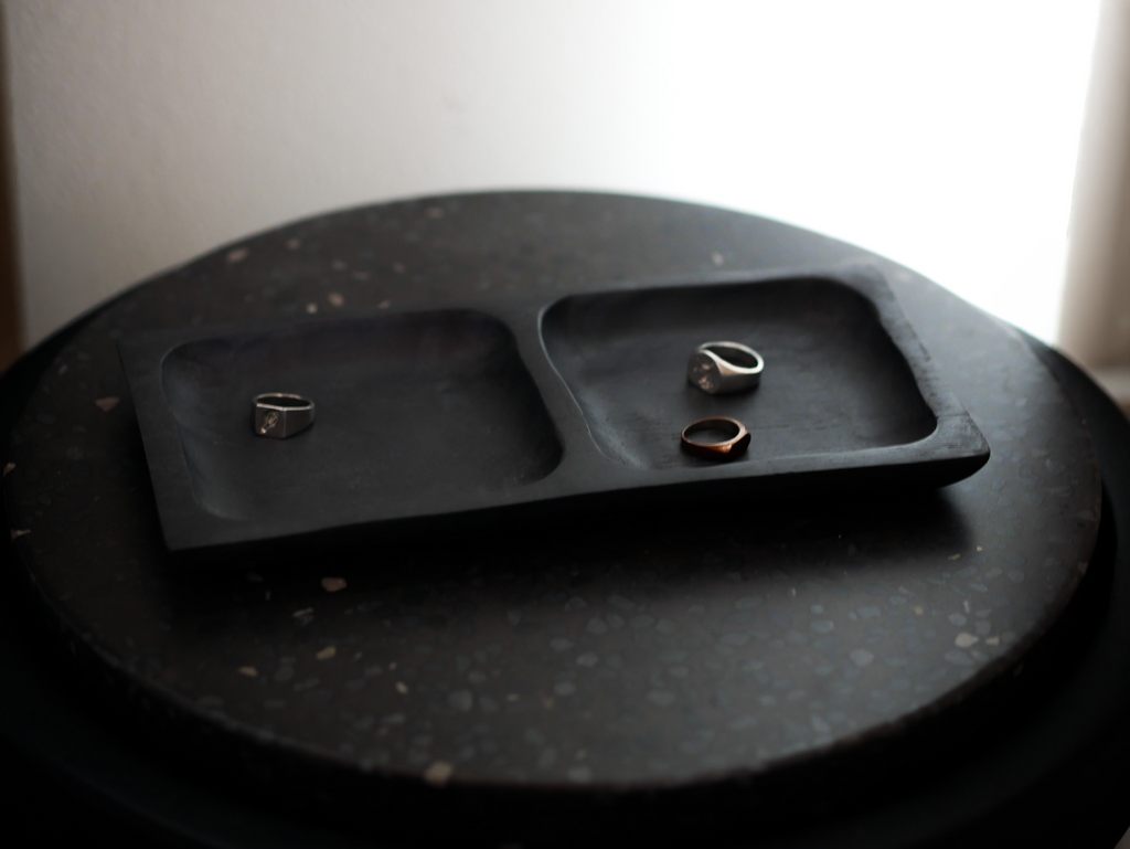 Twin Tray | Obsidian